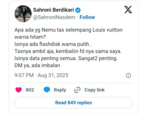Analisis dampak kontroversi Ahmad Sahroni